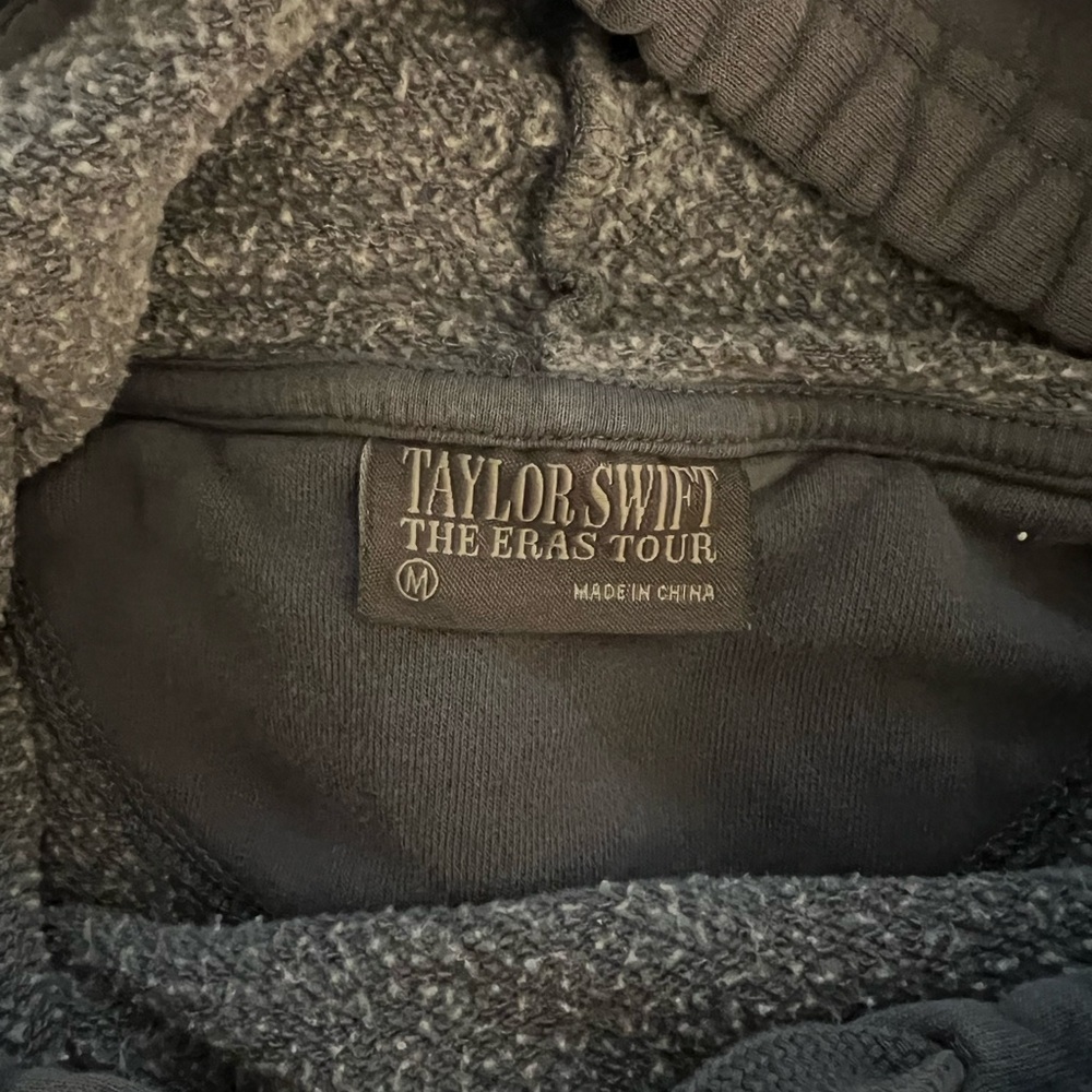Taylor Swift Gray Eras Tour Oversized Hoodie - Picture 3 of 3
